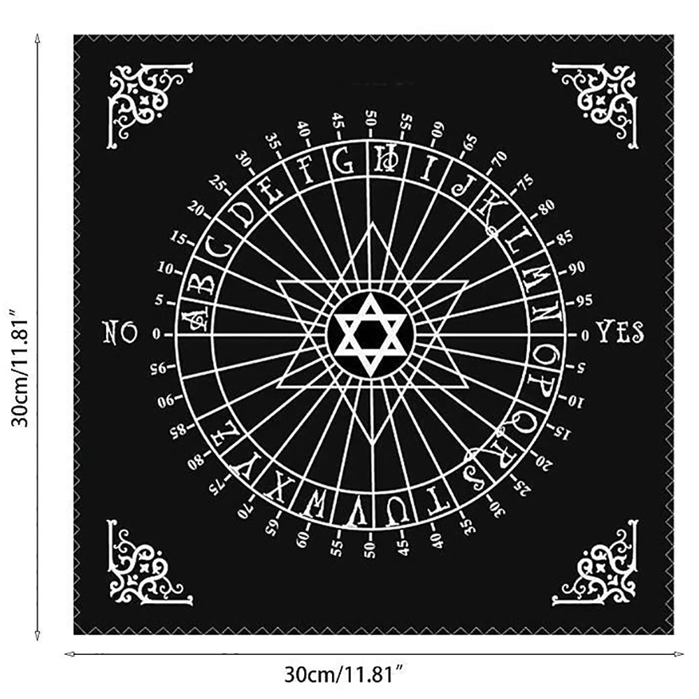 Divination Tarot Cards Pad Tablecloth Magic Pentacle Runes Pendulum Table Cloth-5