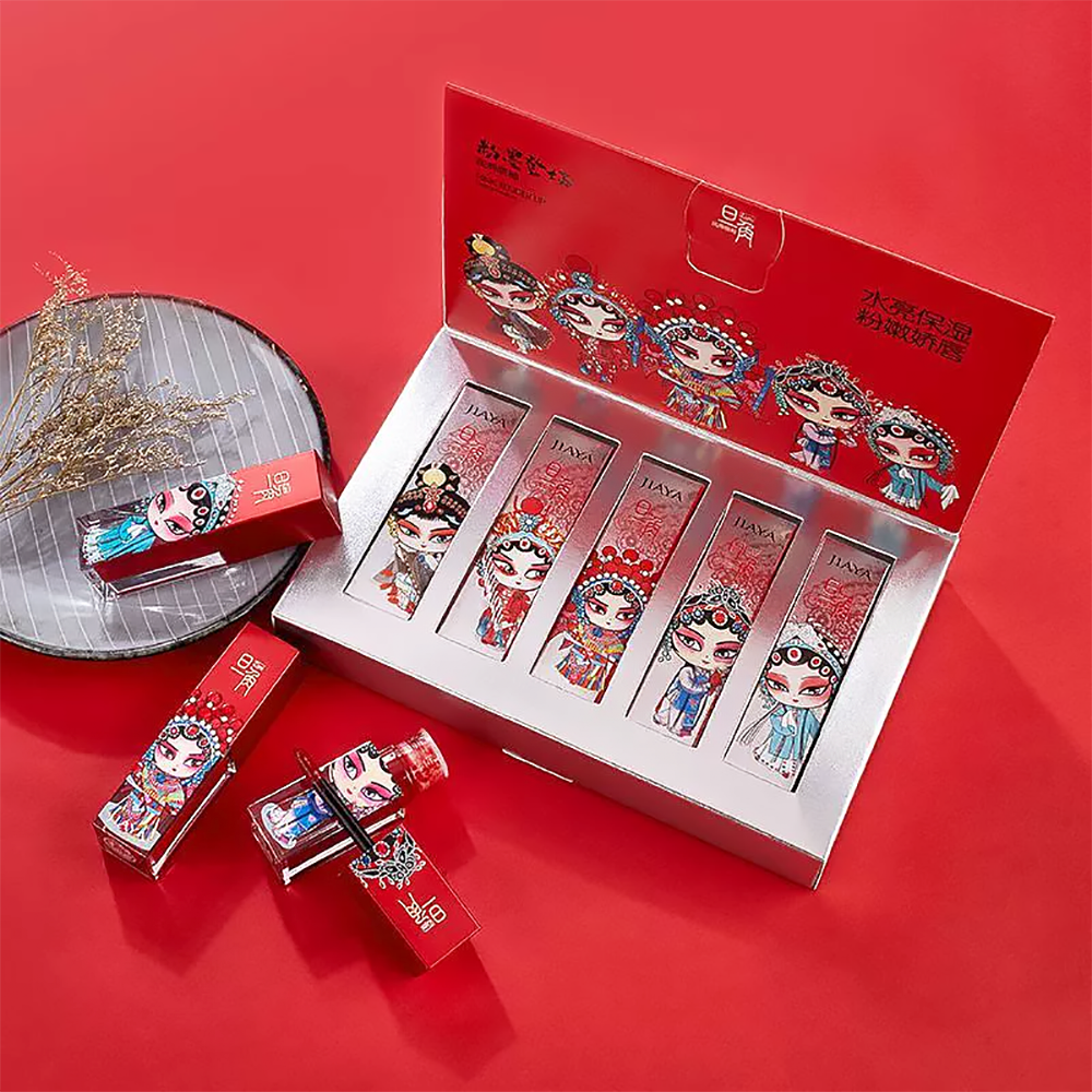 Opera-Inspired Lip Gloss Set – 5 Moisturizing Shades for Women-2