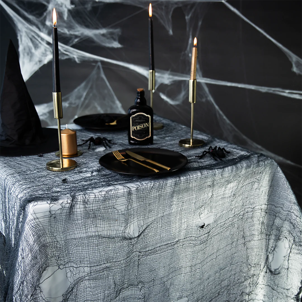 Halloween Black Gauze Decoration for Haunted House Party Backdrops-2