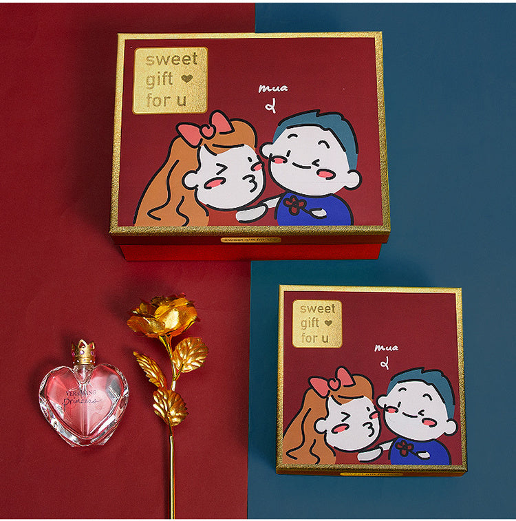 Gift Wrap Empty Box Couple Birthday Gift Box Packaging Box