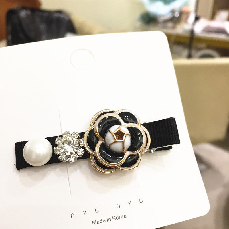 Fragrant Pearl Rhinestone Hairpin