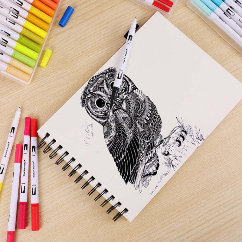 Watercolor Pen 48/60/72/100 Colors Ink Water Pen