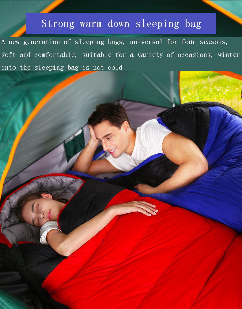 Camping Warm and Windproof Down Sleeping Bag