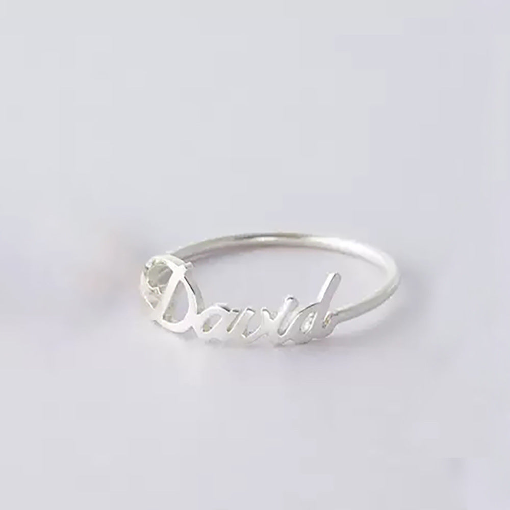 Personalized Name Ring Custom Letter Jewelry for Women-5