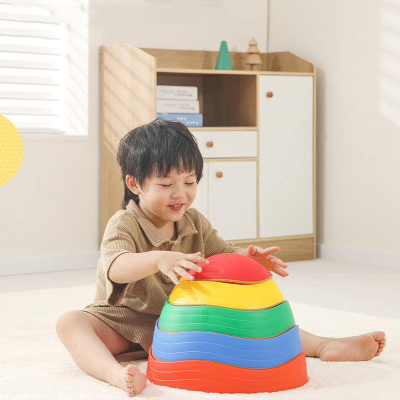 Wave Stepping Stone Sensory Training Equipment Balance-Spielzeug für Kinder