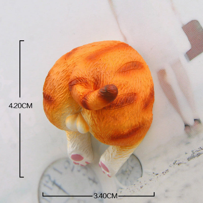 Funny Cat Butt Fridge Magnets 3D Cartoon Set-6