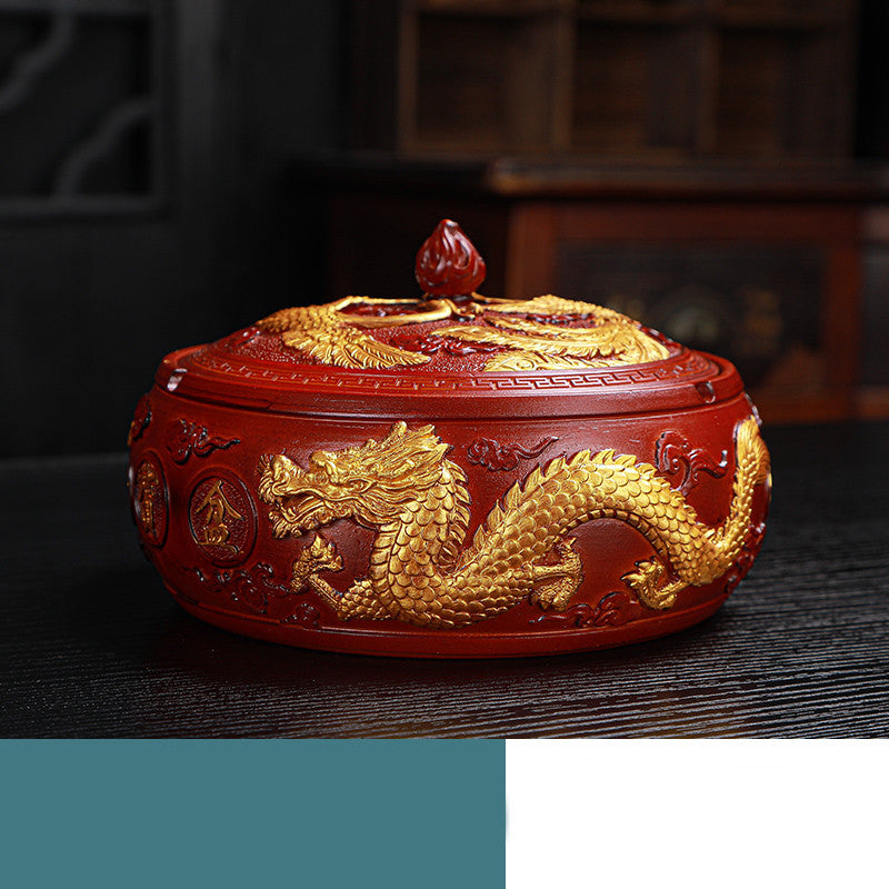 Home Wohnzimmer Vintage Windschutz Aschenbecher mit Deckschmuck