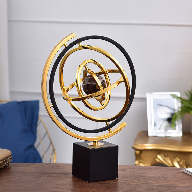 Office Globe Ornaments Study Desk Living Room Decorations