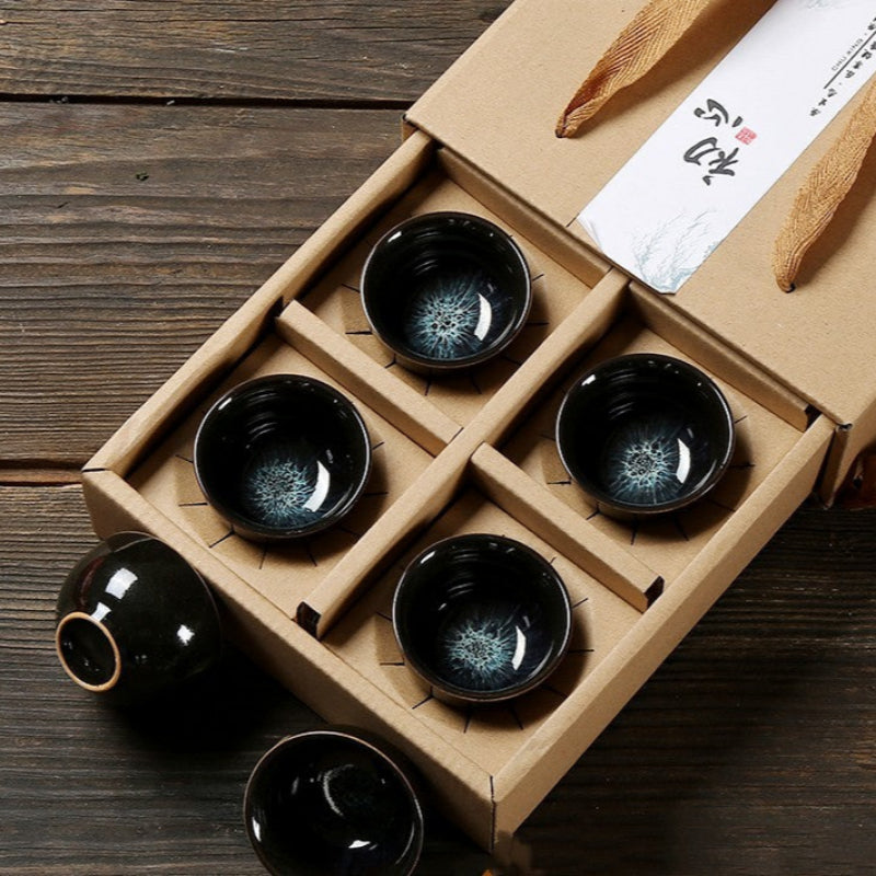 Jianzhan setzte Ofenwechsel Master Single Keramic Small Tea Tasse