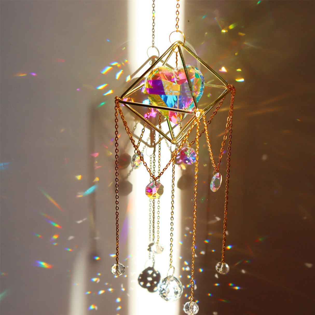 Fashion Crystal Windbell Pendant