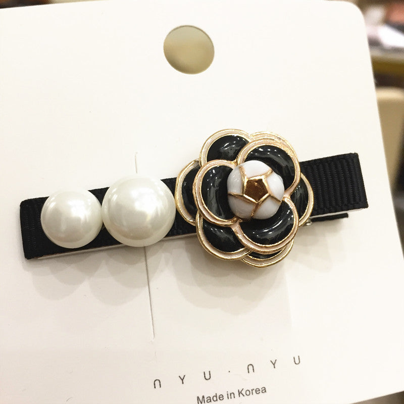 Fragrant Pearl Rhinestone Hairpin