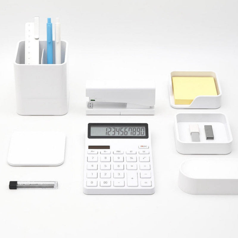 Weißer Tischrechner