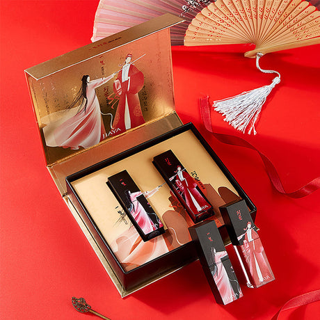 Chinese Odyssey Moisturizing Lipstick Set Two Piece Gift for Her-0