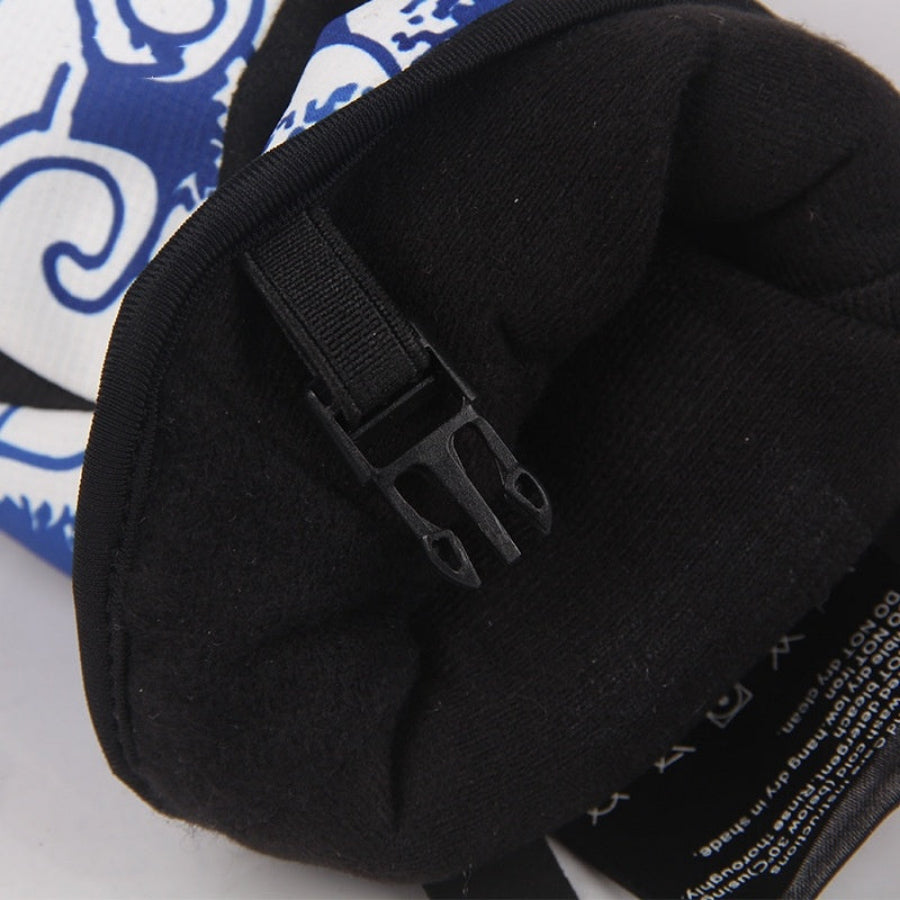 Ski Gloves Outdoor Skiing Three-finger Warm Gloves