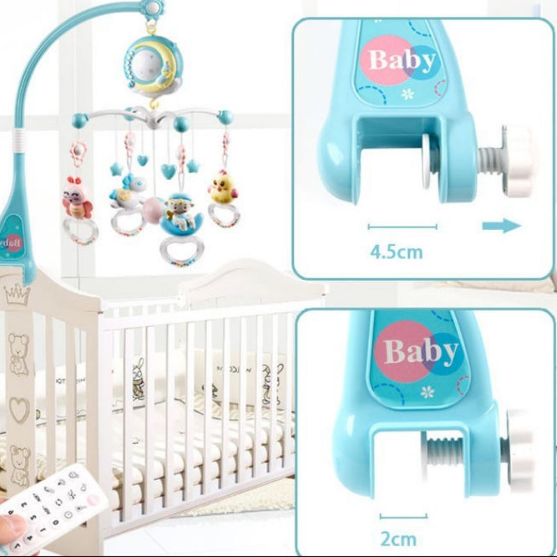 Baby Rattles Mobiles Toy Holder Musical Box Projection Newborn Infant Toys