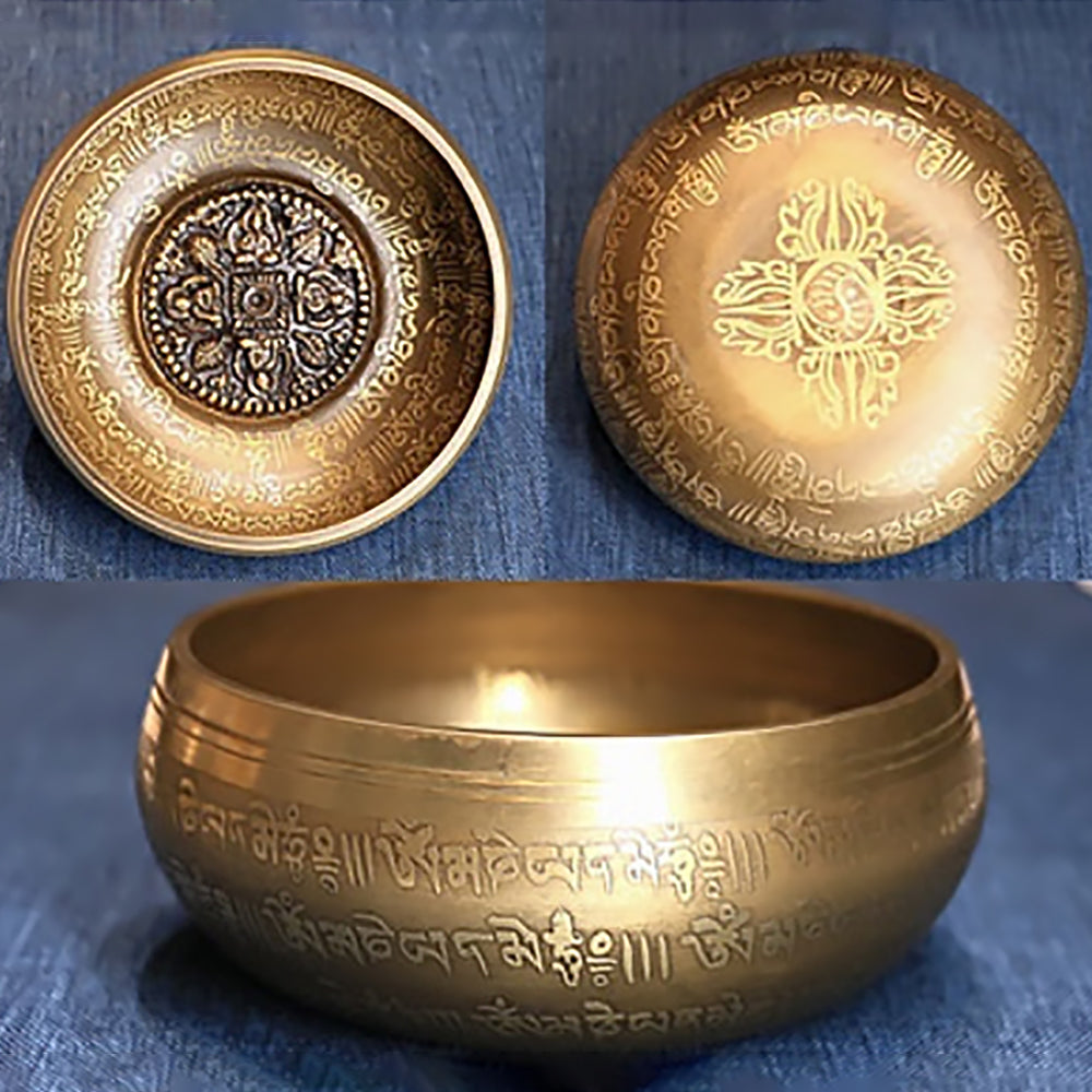 Vier Buddha Sechs Charakter Buddha Sound Bowl