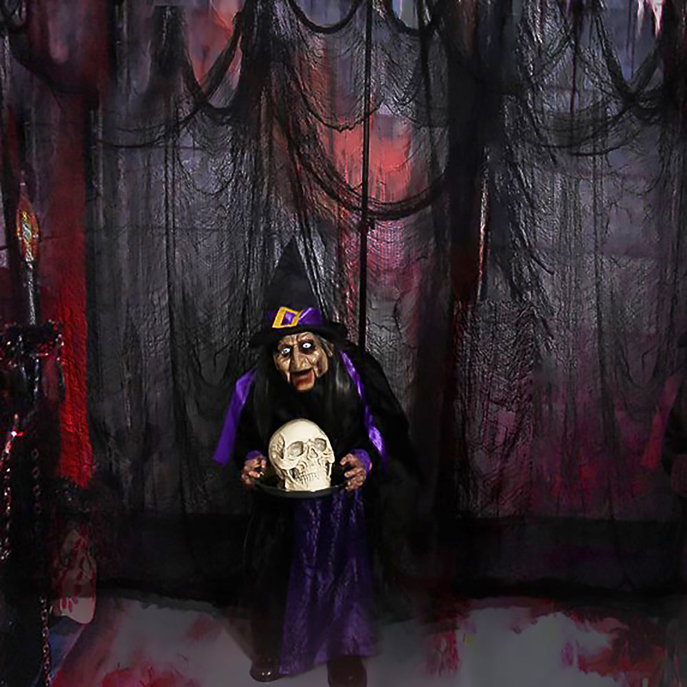 Halloween Black Gauze Decoration for Haunted House Party Backdrops-3