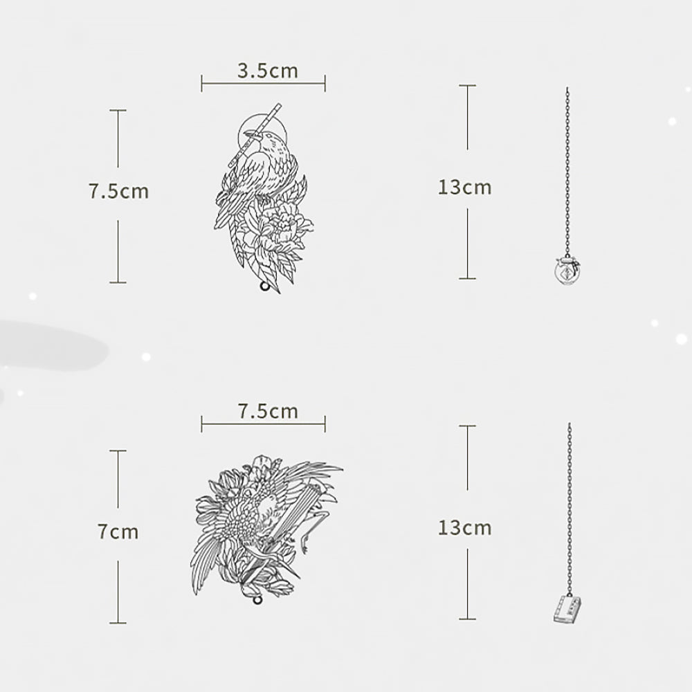 Grandmaster of Demonic Cultivation Characters Alloy Bookmarks-4