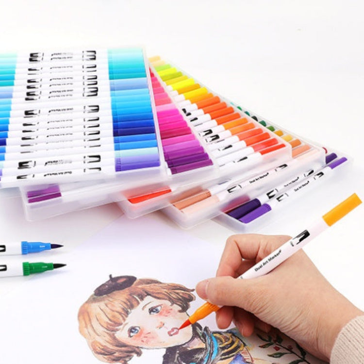 Watercolor Pen 48/60/72/100 Colors Ink Water Pen