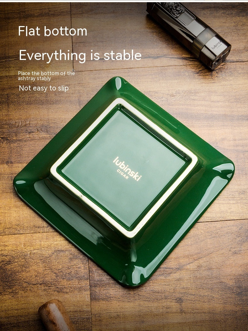 Keramik bemalt große Kapazität ohne rutschfeste Zigarrenbehbe