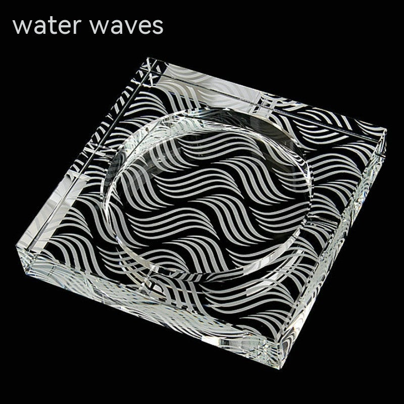 Kristall -Aschenbecher Mode kreatives Geschenk