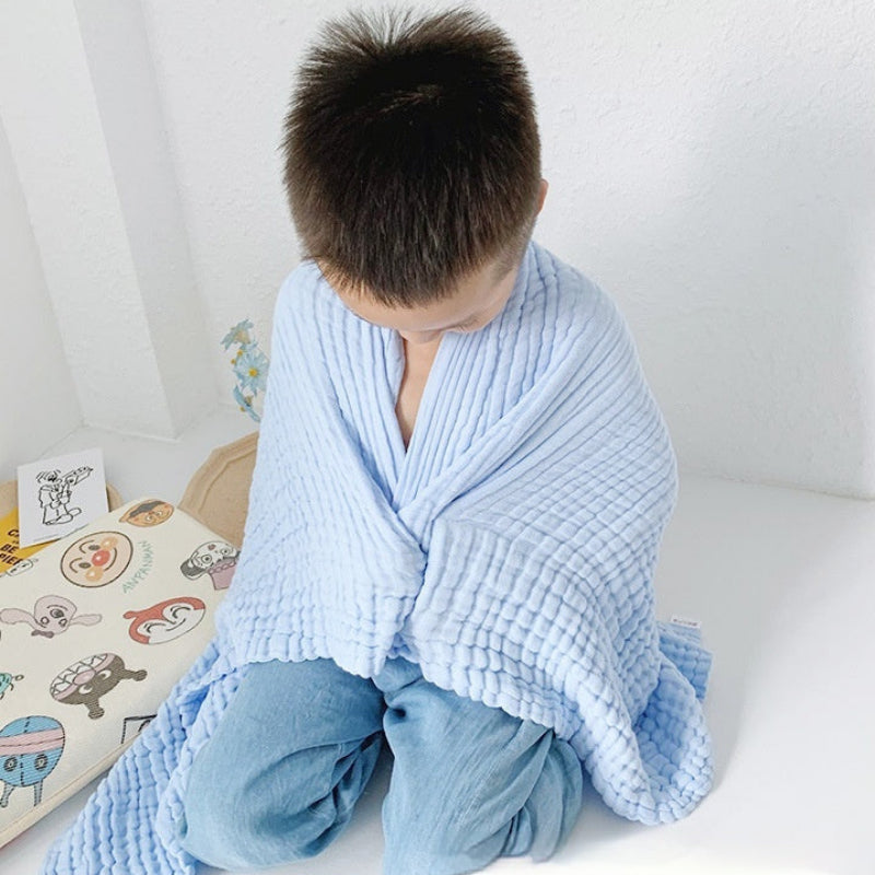 Plain Color All Cotton 6-layer Gauze Bubble Cotton Children's Quilts