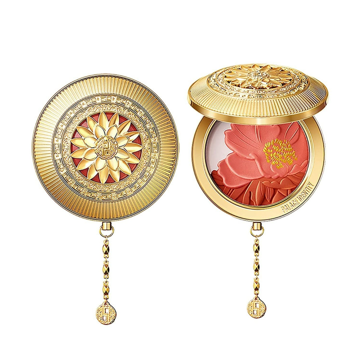 Nude Makeup Palette Blush and Highlighter Combo for a Natural Glow-4