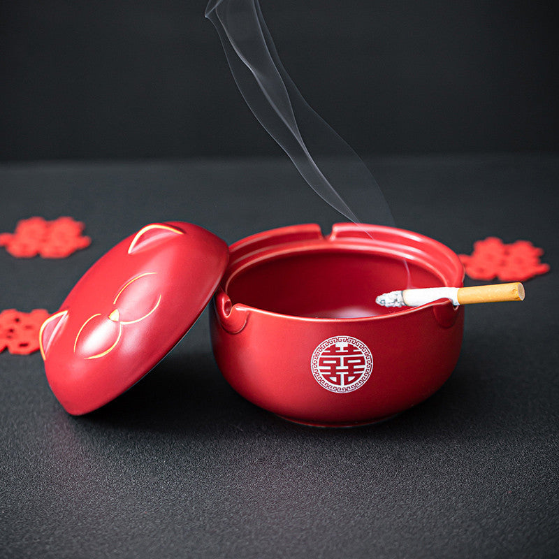 Willkommen zum Trend von Lucky Cat Aschenbecher Heim Wohnzimmer