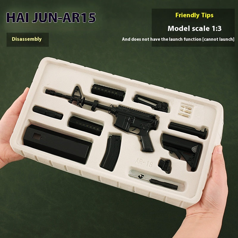 Alloy Military Model Detachable Metal Gun Toy
