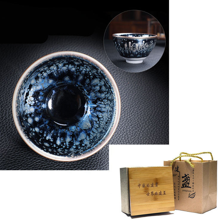 Haushalt Teetasse Tee Set Accessoires Öl Tropf Kungfu Keramik Teetasse