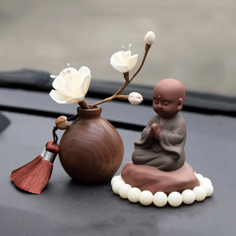 Creative Car Decoration Zen Little Monk Ornaments