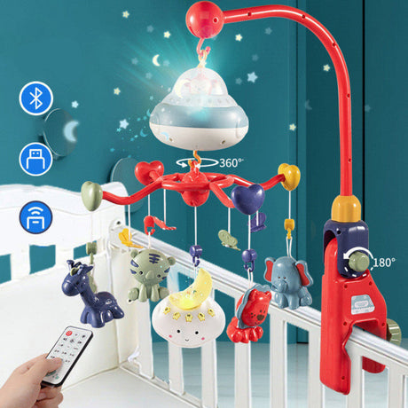 Cartoon Baby Rasseln Geschenke Intelligente Wirbelnde Elektrische Rasseln Baby Room Decor
