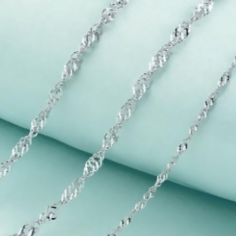 Leaf-Shaped Jade Pendant Necklace in S925 Silver-5