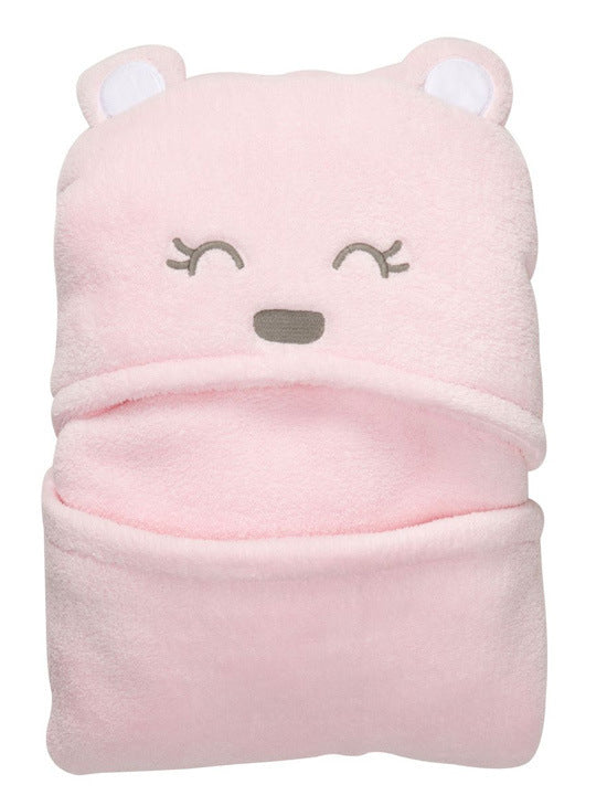 Baby Coral Fleece Hug Blanket for Newborn