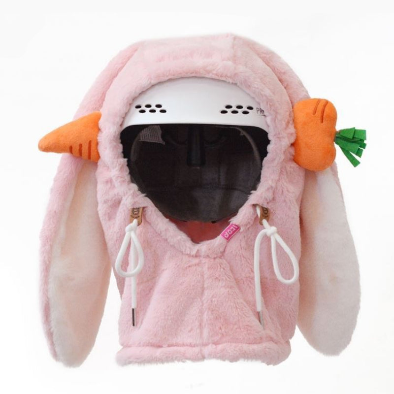 Ski Head Cover Face Mask Ski Hat Cover Decorative Ears