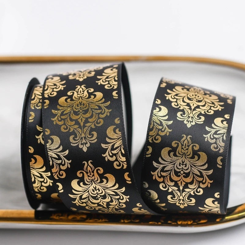 Bronzing Gift Wrap Ribbon Bow Flower Material Packaging