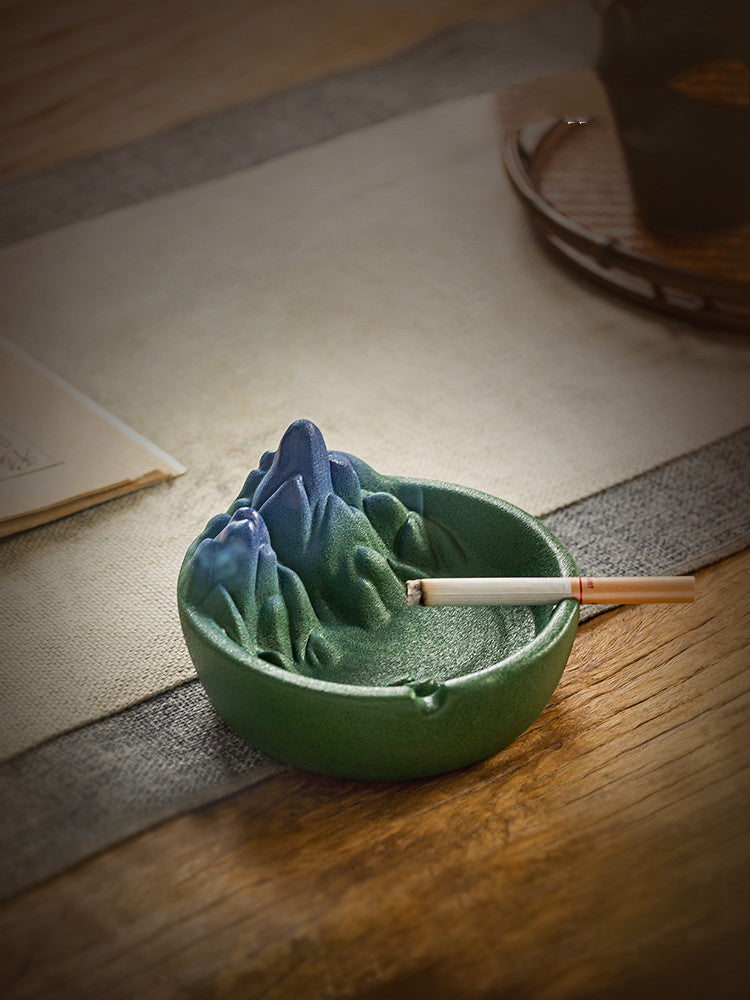 Qianli Jiangshan Keramik Aschenbecher Wohnzimmer Büro