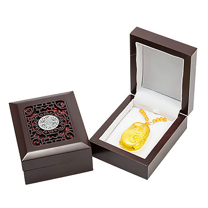 Schmuckschachtel Holz Buddha Perlen Armbandschachtel