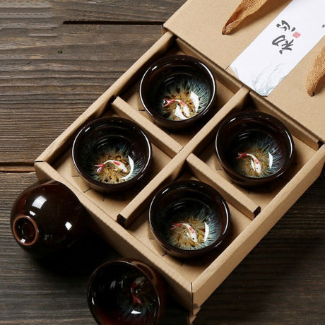 Jianzhan Set Kiln Change Master Single Ceramic Small Tea Cup