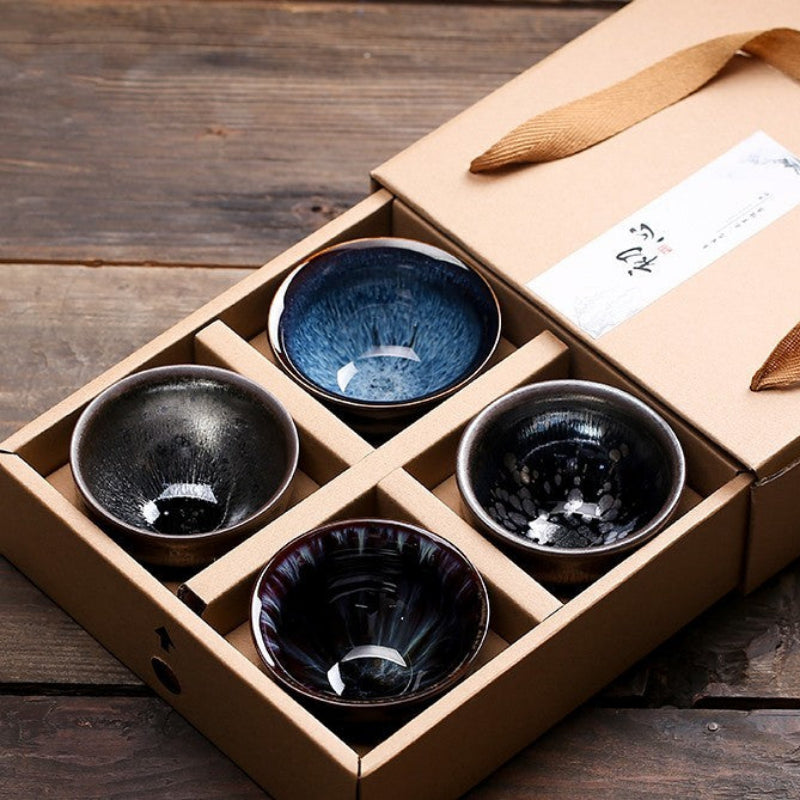 Jianzhan setzte Ofenwechsel Master Single Keramic Small Tea Tasse