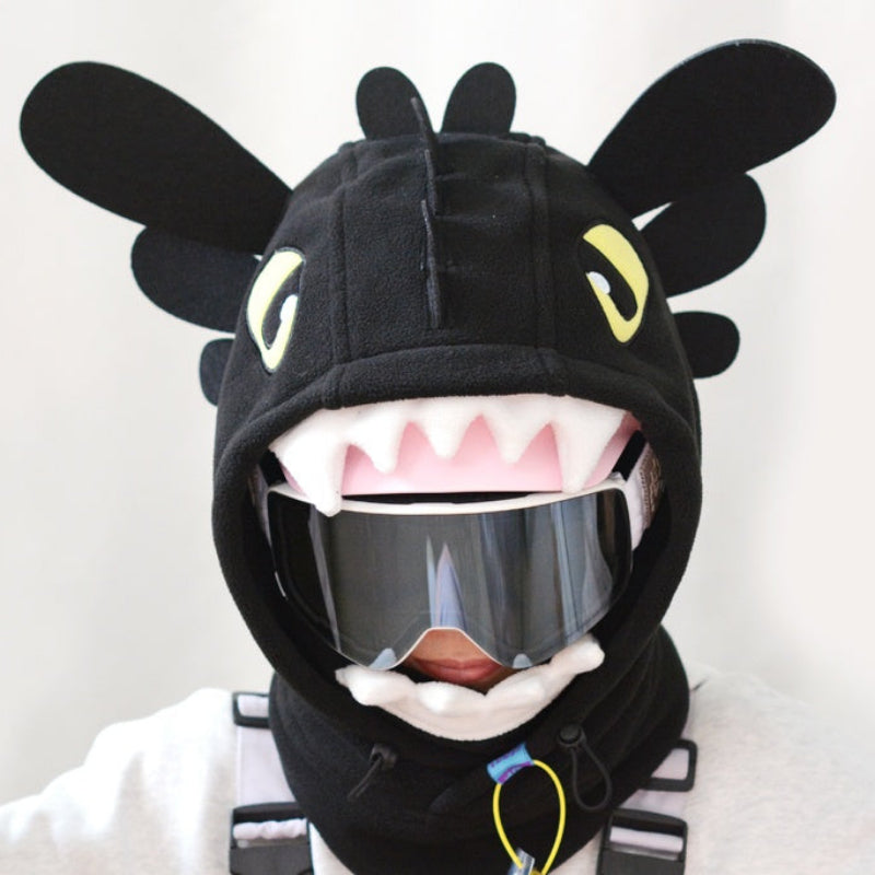 Ski Protection Helmet Hat Head Cover Brown Bear Rabbit White Bear Cartoon