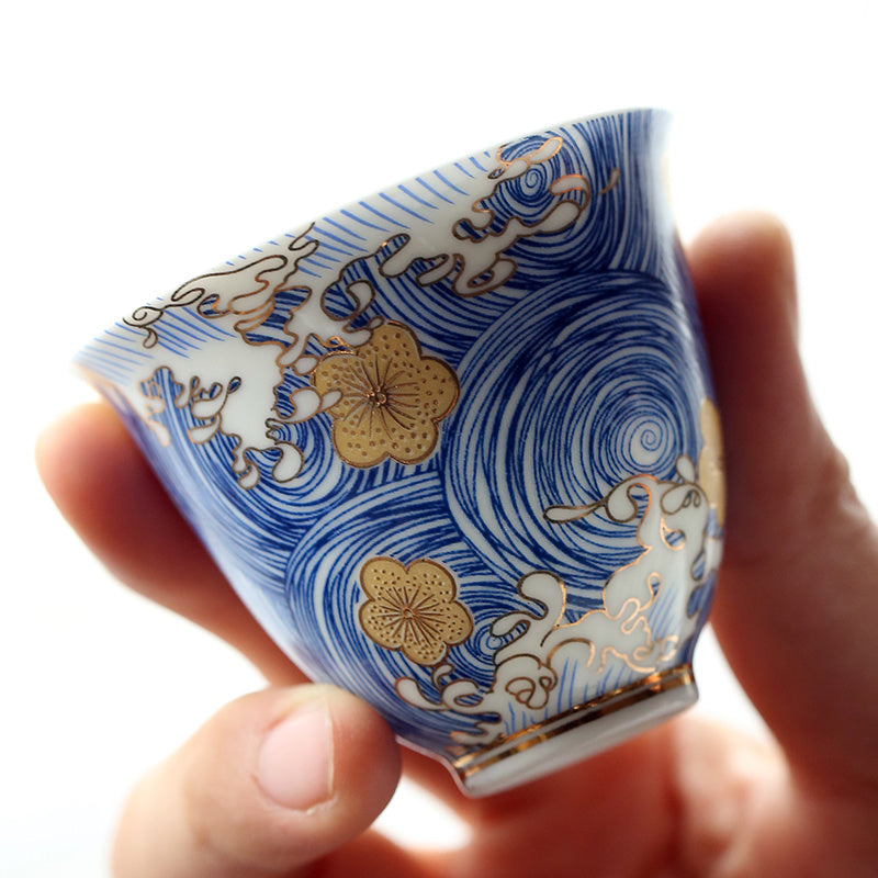 Weiße Jade Porzellan Tee Bowl Single Master Tasse