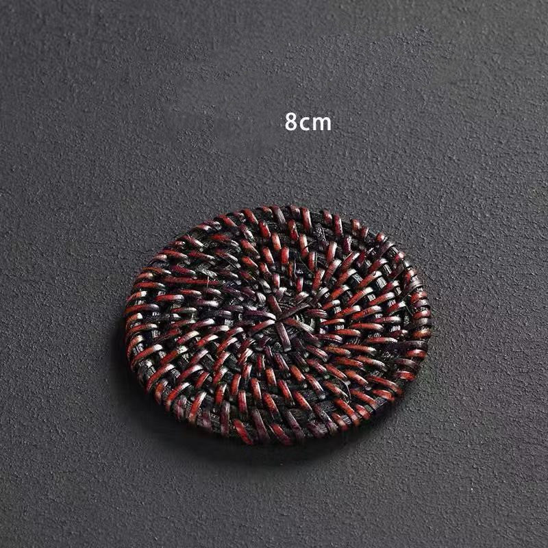 Chinesischer Handweber Rattan Coaster Kollyer Tee