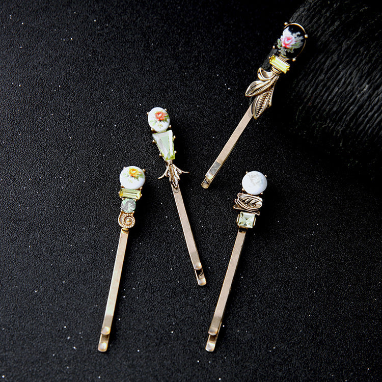 Personalisierte Blumen -Damen -Haarnadel