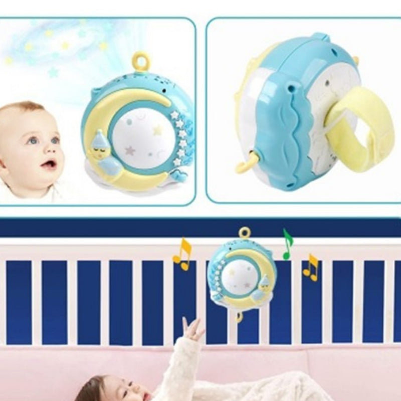 Baby Rattles Mobiles Toy Holder Musical Box Projection Newborn Infant Toys