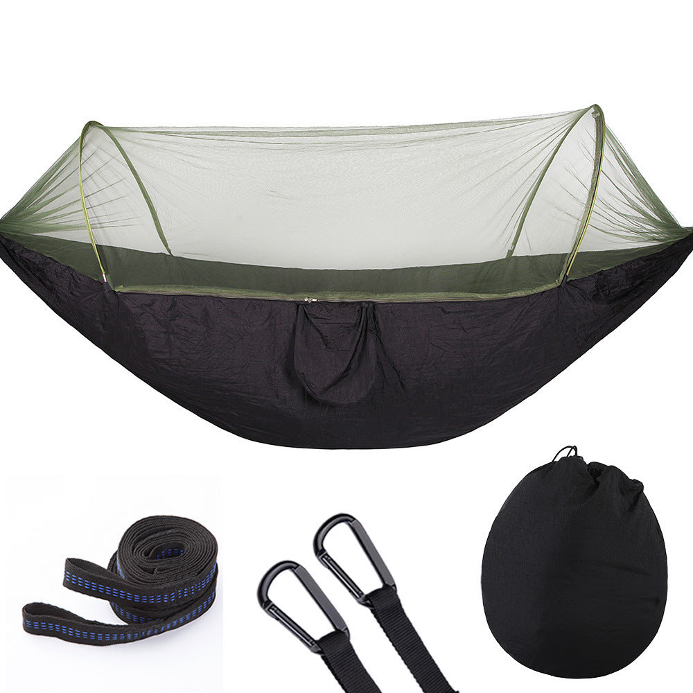 Fully Automatic Quick Opening Hammock with Mosquito Net