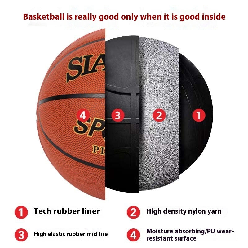 Basketball Teenagers Indoor and Outdoor Training Ball