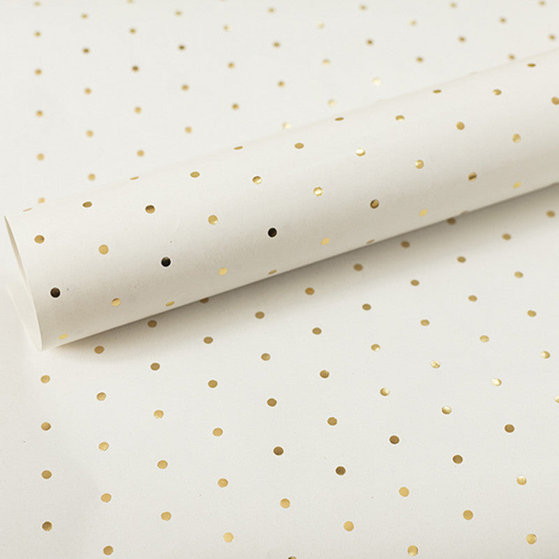 Vergoldung Polka Dot Geschenkpapier Weihnachtsgeschenkverpackung