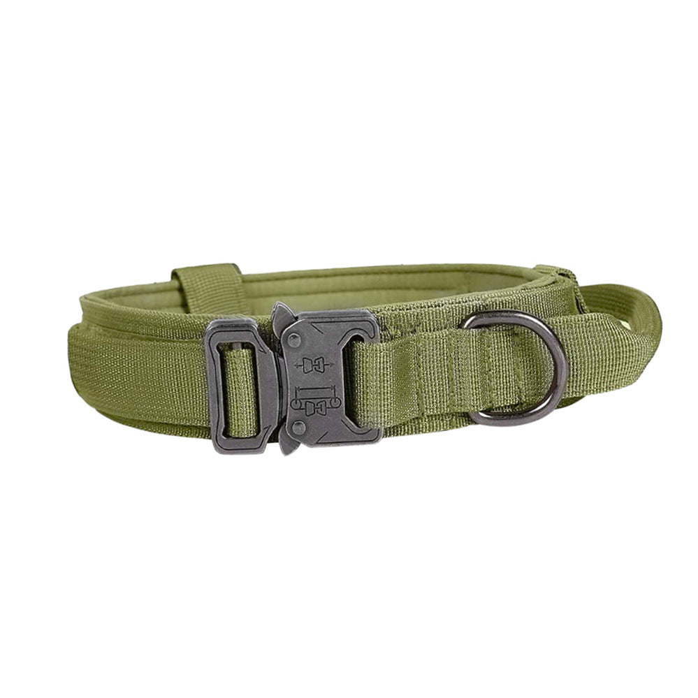 Military Adjustable Nylon Dog Collar and Leash