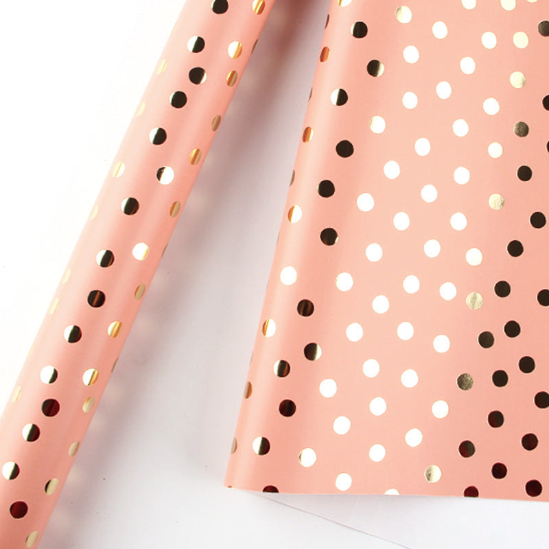 Vergoldung Polka Dot Geschenkpapier Weihnachtsgeschenkverpackung